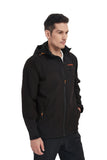 Fleece Lined Softshell Jacket (Men’s, Black)