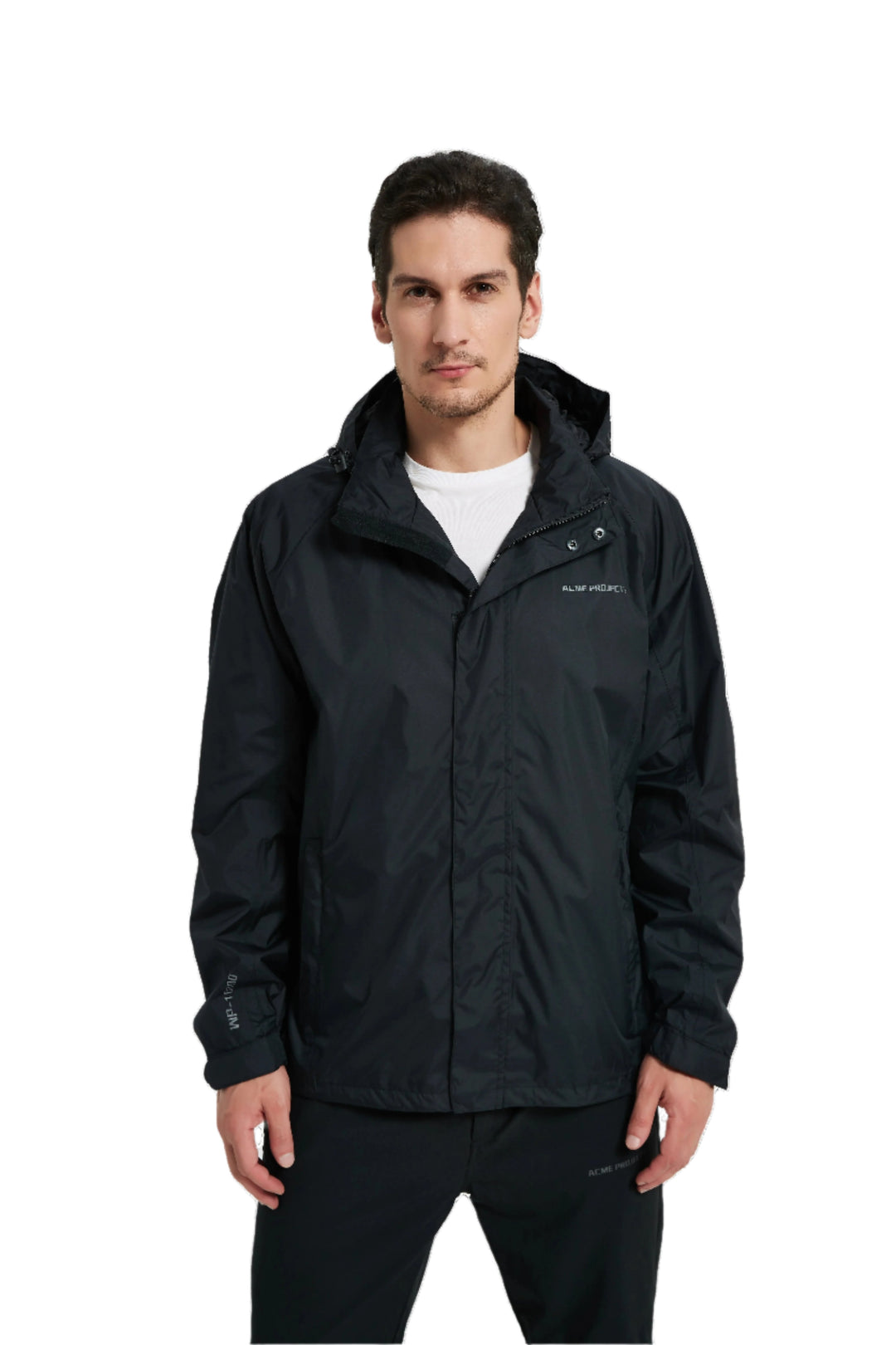 ACME PROJECTS ブラックジャケット L Amazon.com: Acme Projects Rain Jacket 100% Waterproof