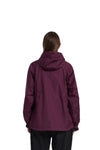 Rain Jacket with Taped Seam (Women’s, Burgundy)