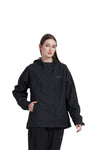 Rain Suit (Jacket + Black Pants) (Women's, Black)