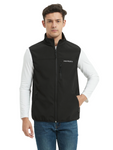 Fleece Lined Softshell Vest (Men’s, Black)