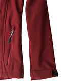 Fleece Lined Softshell Jacket (Women's, Burgundy)